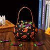 Pumpkin Candy Bucket Decorative Spider Goodie Bags Bat Candy Bag Multi-Functional Skull Head Candy Bucket For Table Decorations