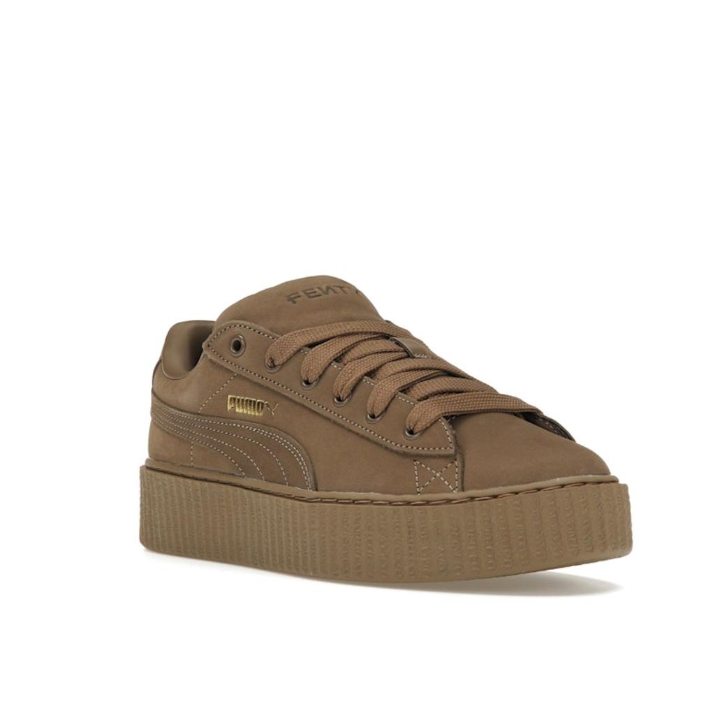 Fenty X Puma Creeper Phatty Earth Tone Pack - Totally Taupe Unisex Sneakers Brown Gold Warm-White 396813-01