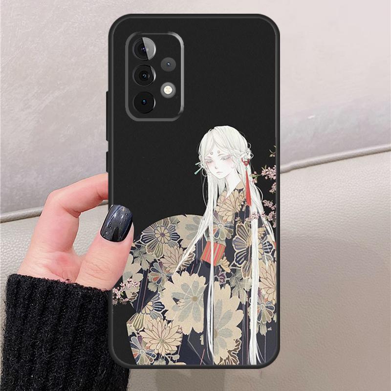 Японское искусство Татуировка Кимоно Для Samsung Galaxy A17 A37 A57 A53 A33 A13 A32 A52 A16 A36 A56 A55 A35 A15 A54 A34 A14 Чехол