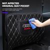 1Pcs Car Anti-Kick Pad Seat Back Protector Cover For q2 Quattro Sline A3 A4 A6 A5 Q5 A1 Q7 Q3 Q2 Q8 A7 A8 TT S1 SQ5 RSQ3 RSQ8