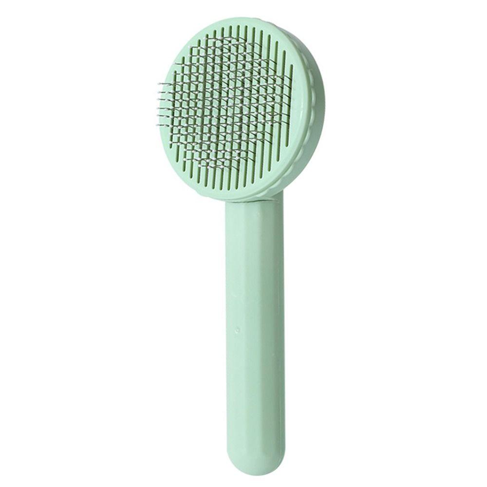 For Cats Dogs Cat Accessories Remove Hair Grooming Brush Self Cleaning Cat Brush Pet Comb