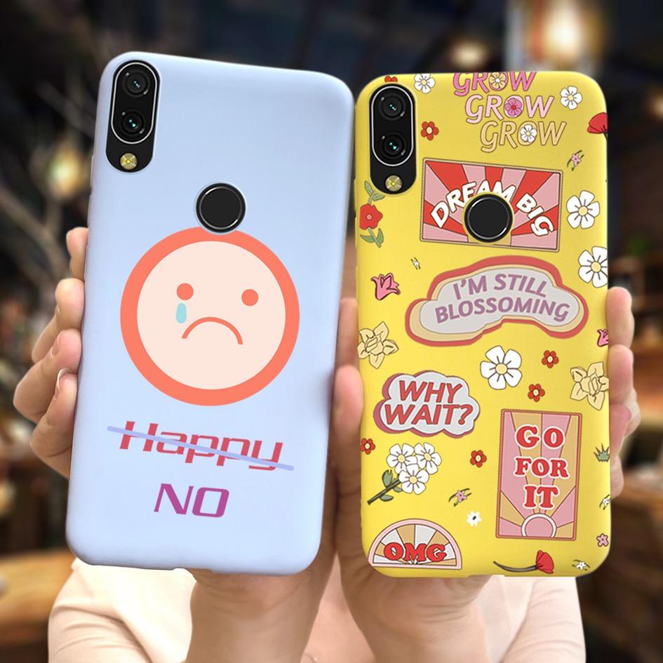 Мягкий чехол для Xiaomi Redmi Note 7 Чехол Funda для Redmi 7 7A Модный силиконовый чехол-подсолнух для Redmi Note7 Pro Задняя крышка