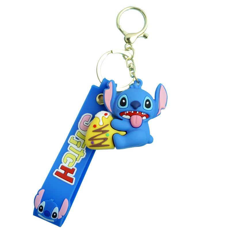 Очаровательные мультяшные брелоки Стич, аксессуары для сумок и подарков, милый декор для пар