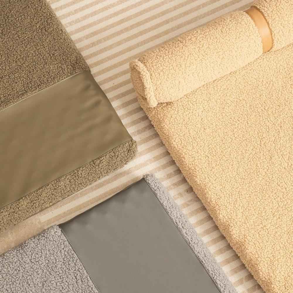 Removable Dog Sleeping Mat Neck Protection Pet Dog House Practical Dog Plush Bed Crate