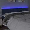 VidaXL Tête de Lit à LED Meuble de Chambre à Coucher Accessoire de Lit Double Tête de Cadre de Lit Intérieur Bleu 3121624