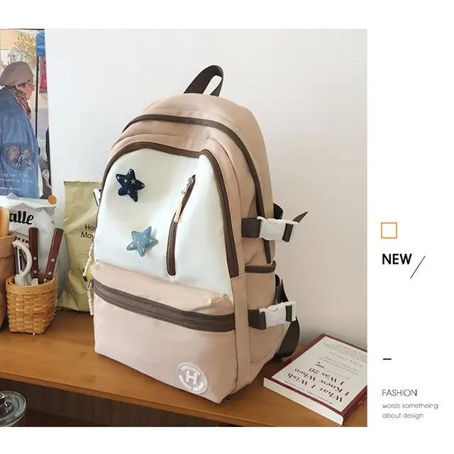 Контрастный цвет женский студенческий рюкзак высокого качества в японском стиле модный новый