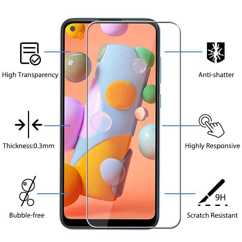 3 шт. для Samsung Galaxy S21 Ultra S20 FE 5G закаленное стекло Защитная пленка для экрана телефона Samsung A40 A32A72 Защитная пленка