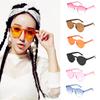 Rimless Lace Sunglasses Jelly Transparent Sunglasses