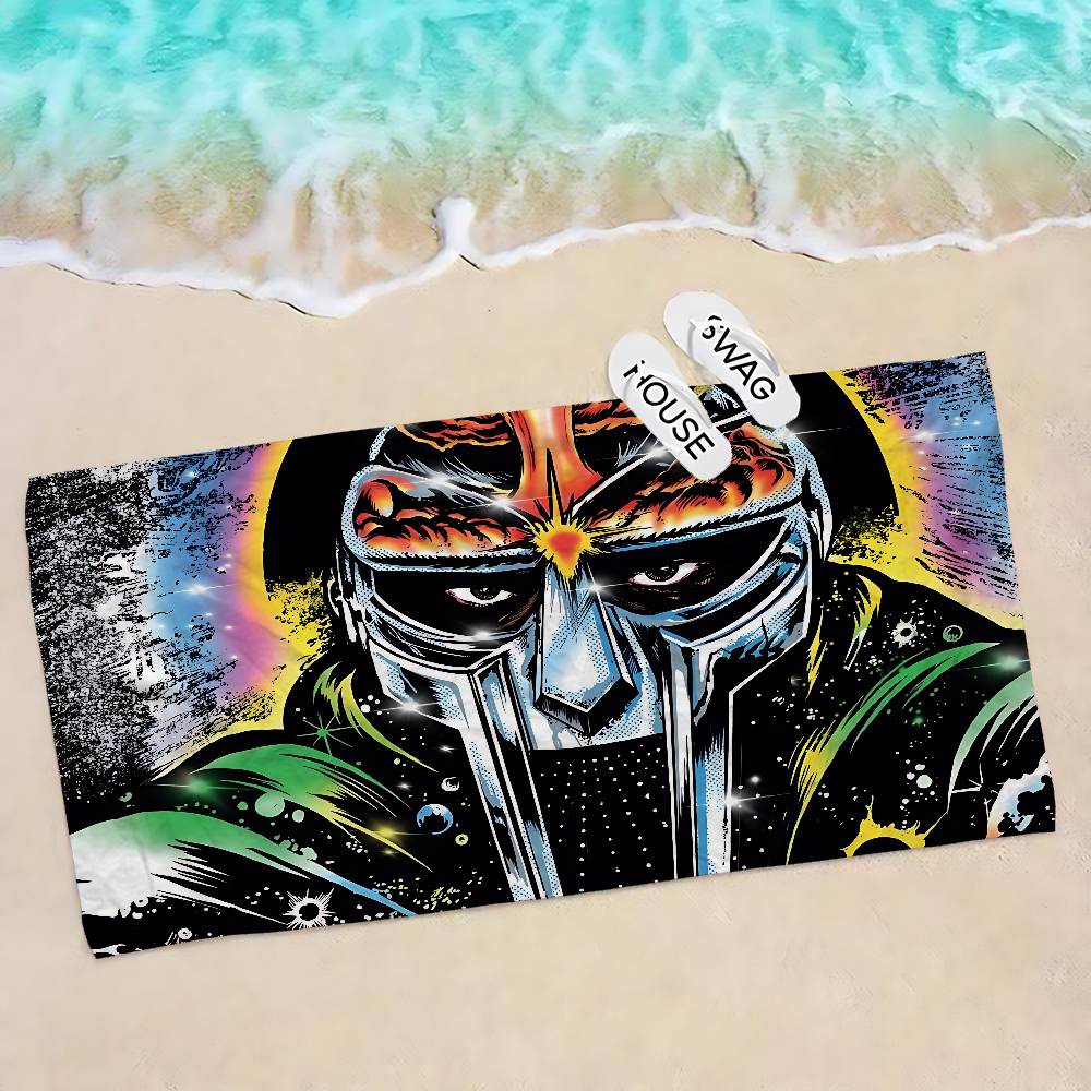 M-MF D-DoomS Beach Towel Colorful Bath Towels for Girl Microfiber Quick Dry Sand Free Beach Yoga Spa Gym Pool