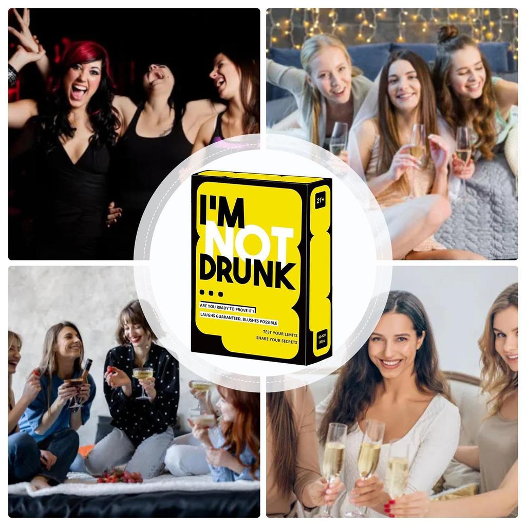 Я НЕ Пьяный Вечеринка Алкогольная Игра Для Игровых Ночей, Я Не Пьяный Игра, Вечерние Алкогольные Игры, Алкогольные Карточные Игры Для Взрослых, Веселая Игра Для Игровых Ночей
