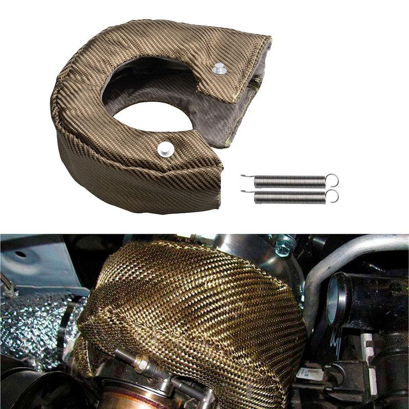 Turbo heat shield TITANIUM T2/T3/T4/T6 turbo blanket for Any T2/T3/T4/T6 TurboCharger barrier 1,800 degree