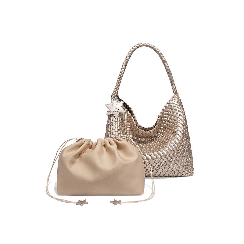 Европейские и американские женские сумки ручной работы с большой вместимостью для поездок на работу, сумки через плечо и подмышку, а также непринужденная повседневная сумка-тоут