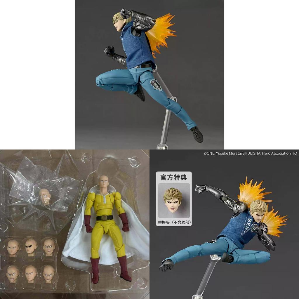 One Punch Man Saitama Genos Action Figure Pvc 16cm Collectible Toy For Fans