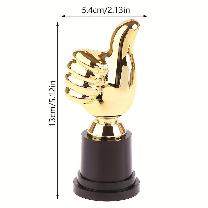 1 Mini Award Trophy, Thumb Trophy Toy, Party Gift Competition Champion Award