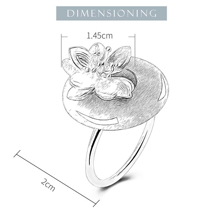 Женское серебряное кольцо 925 пробы, ручной работы