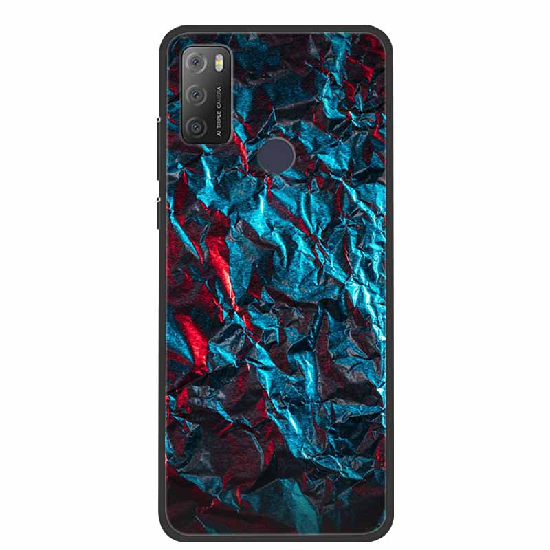 Для Alcatel 1S 2021 чехол роскошный силиконовый мягкий чехол из ТПУ для телефона Alcatel 1S 2020 противоударный милый бампер из ТПУ Fundas Coque