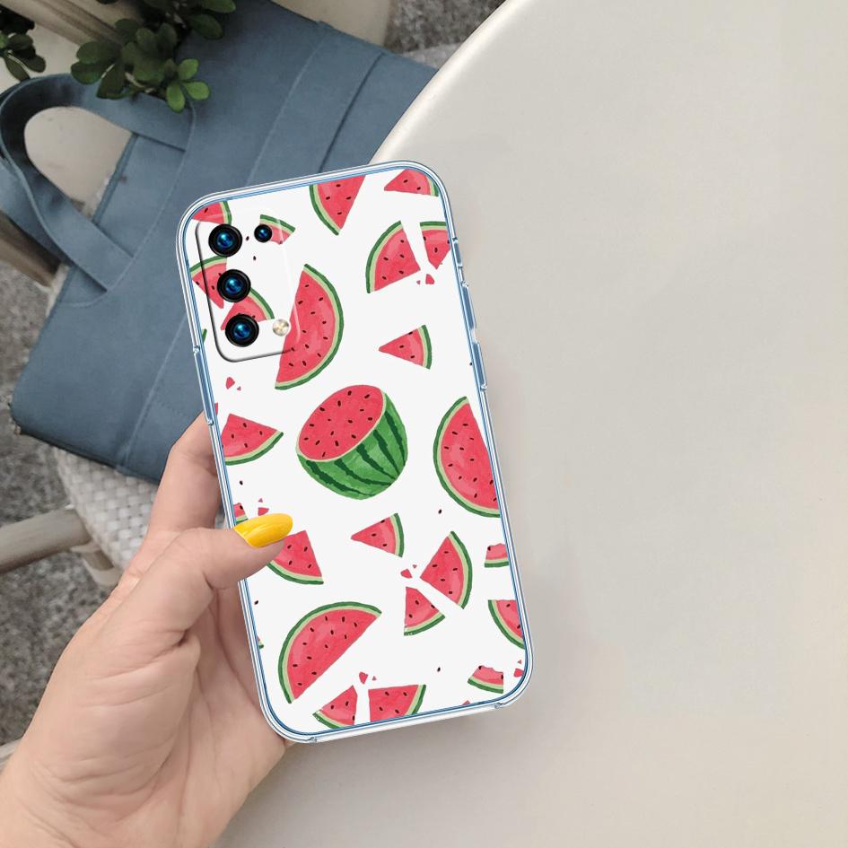 LO21 Мультяшный чехол-арбуз для LG K22 K30 K40 K40S K41 K42 K50 K50S K51 K51S K52 K61 K62 K71 K92 Q60 Q61 V40 V50 V60