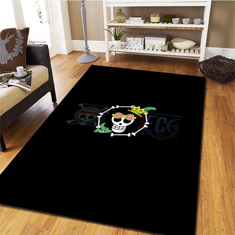 One Piece Logo Carpet Rug For Living Room Bedroom Home Sofa Decoration Kids Play Nonslip Floor Mat
