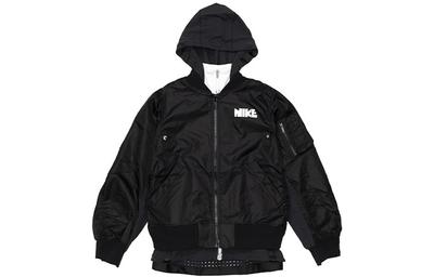X Sacai Куртки Женские Черные С капюшоном Умеренные Другие CZ4678-010