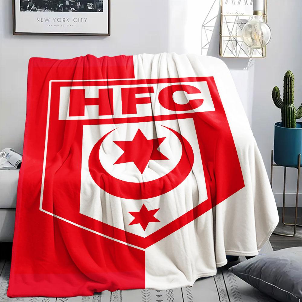 1PC Hallescher FC Patterned Flannel Blanket Suitable For All Seasons for Home Decor Warmth and Comfort Gifts Holiday Present
