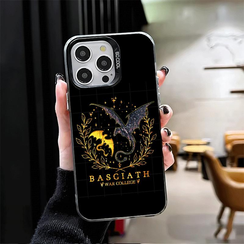 F-Fourth W-Wing Dragon Soft Phone Case for iPhone 15 16 17 Pro Max 17Air 16E 14 Plus 13 12 Mini Shockproof Cover Back Shell