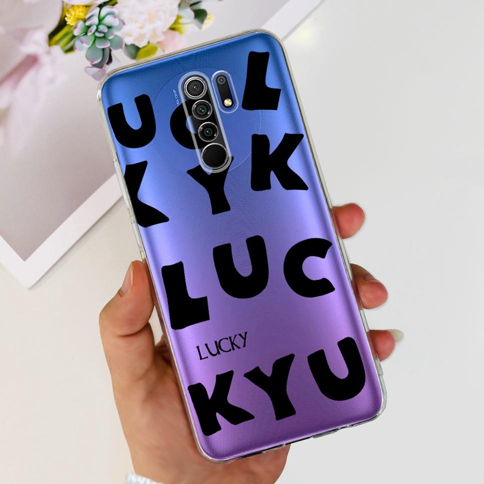 New For Xiaomi Redmi 9 Case Cute Cat Luxury Flower TPU Soft Silicone Clear Cover For Xiaomi Redmi 9 9A 9a 6.53"Bumper Phone Case