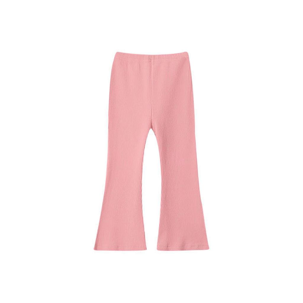 Леггинсы-клеш для девочек, хлопковые брюки-клеш для девочек, брюки-клеш с высокой талией, облегающие леггинсы для йоги для детей