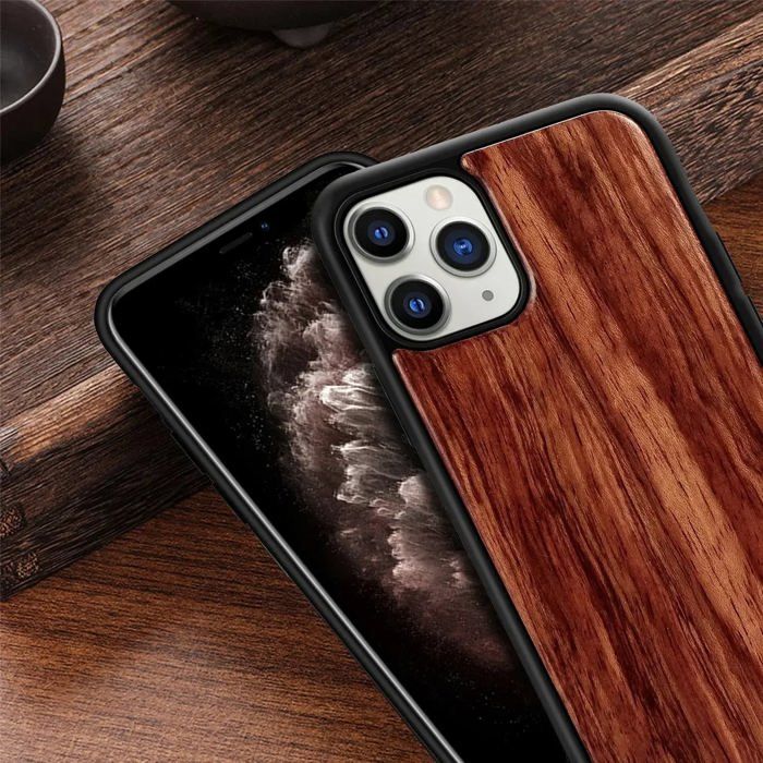 Wooden Case - Walnut - iPhone 15 - Slim - Elegant - Protective