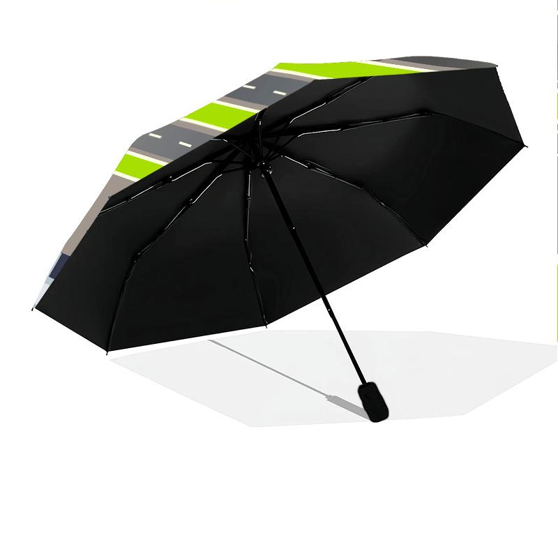 1PC Airport Traffic Management Automatic Umbrella - Suitable Travel Outdoor Portable Umbrella Birthday Gift Daily Essentials