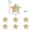 Christmas Decorations Pendant Three Dimensional New Star Pendant Christmas Tree Decoration Pentagram Pendant
