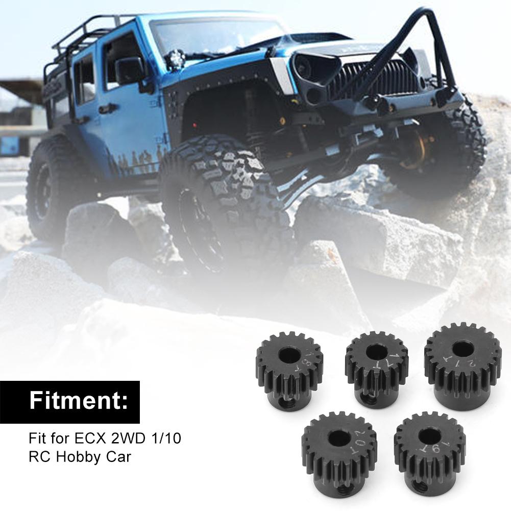 Metal 48P Pinion Gear Set 17T 18T 19T 20T 21T Fit for ECX 2WD 1 10 RC Hobby CarBlack