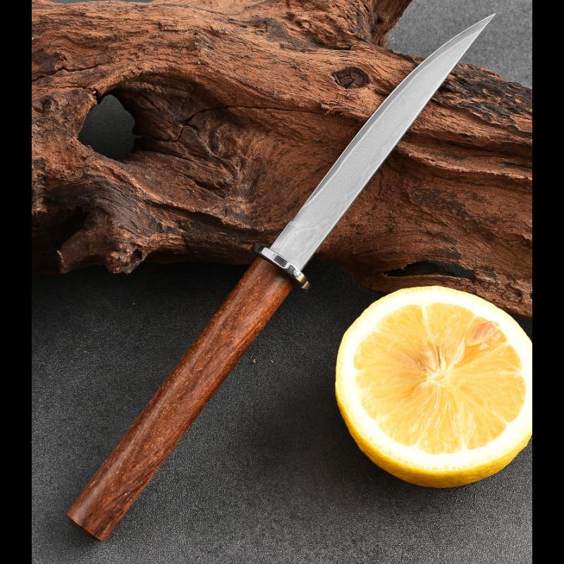 Кухонный нож шеф-повара из дамасской стали, нож для очистки овощей, небольшой кухонный нож для нарезки мяса, барбекю, фруктов, нож для обвалки, профессиональные кухонные инструменты