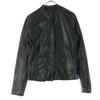 Jewel Changes Long Sleeve Leather Single Riders Jacket Women Used