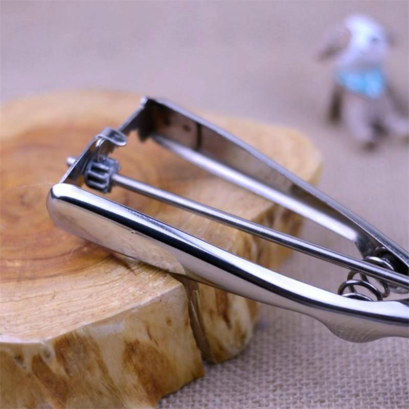 Stainless Steel Ice Cream Scoop Spring-Loaded Release | Multi-Purpose Kitchen Tool for Ice Cream, Cookie Dough, Mashed Potatoes