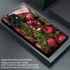 Чехол для телефона 2D с рисунком граната для Samsung S26 S25 S24 S23 S22 S21 S20 A56 A36 A16 - Стеклянная защитная крышка