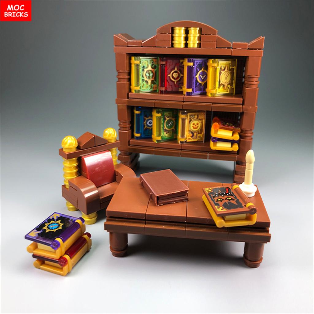 MOC Кубики Волшебная книга Классический стол Рыцари Нексуса Детские игрушки Образовательные фигурки Строительные блоки Подарки для детей