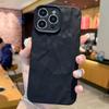 Применимый чехол для мобильного телефона iPhone16promax 15plus плиссированный 14pro матовый 13 мягкий чехол X простой защитный чехол