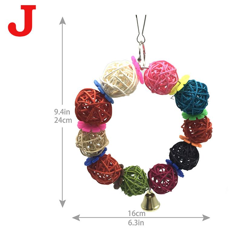 Игрушка-измельчитель попугаев, сухая антикусательная игрушка для клетки попугая, жевательная игрушка с колокольчиком, игрушки для попугаев и аксессуары для птиц для домашних животных