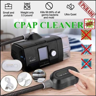 Высококачественный очиститель CPAP BPAP, дезинфектор, дезинфицирующее средство, озоновый стерилизатор, апноэ во сне, храп, новый, 22000 мАч, USB, автоматическая перезаряжаемая очистка