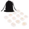 13 Pcs Rune Stone Set Empower Mind Promote Clear Thinking Crystal Runes Healing Stones for Yoga