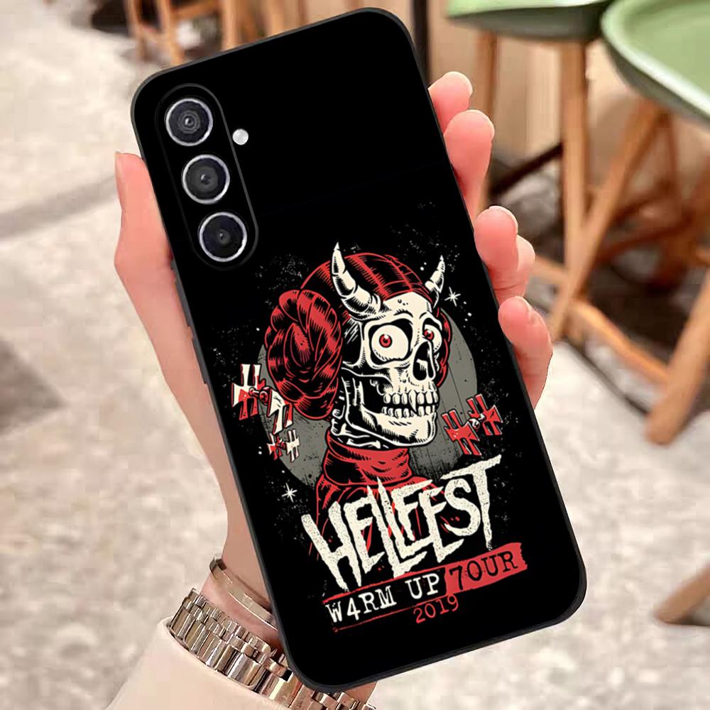 Чехол для телефона Hellfest Music для Samsung S26 S25 Edge S24 S23 S22 S21 S20 Ultra Plus Fe Galaxy Силиконовый чехол