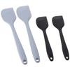 1/4pcs Heat Resistant Silicone Spatula Set 2 Small and 2 Large Rubber Spatula Kitchen