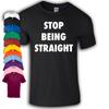 Хватит быть гетеросексуальным Футболка | Гей-прайд | Смешная | ЛГБТК+