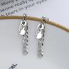 High-quality 925 Silver Tom Chain E036 Sterling Silver Earrings (Wfgjeq8)