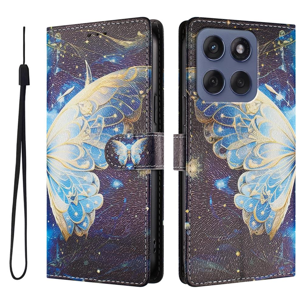 Cartoon Magnetic Leather Wallet Case for Moto Edge 5G UW 2026 30 40 50 60 70 Neo X30 Pro 2026 G Play 2026 Ultra Fusion Cover