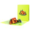 3D pop-up палатка открытка-приветствие для любителя активного отдыха и путешественника Уникальные праздничные открытки на тему кемпинга Подарочные карты