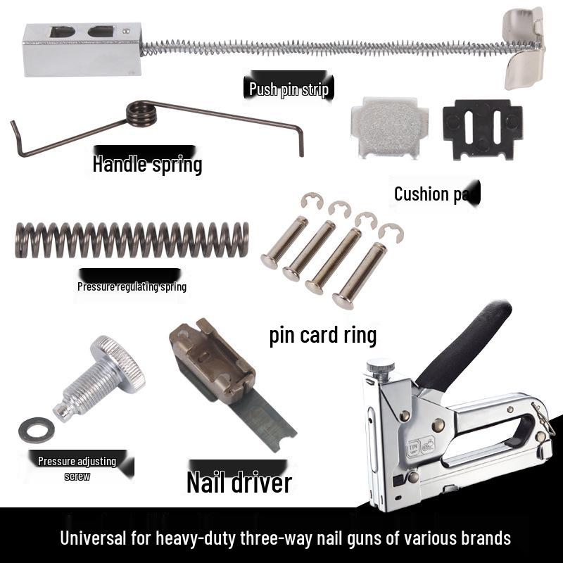 Многоцелевой ручной гвоздезабиватель: U-образные, T-образные, Подковные скобы - Инструмент для столярных работ и пневматический степлер