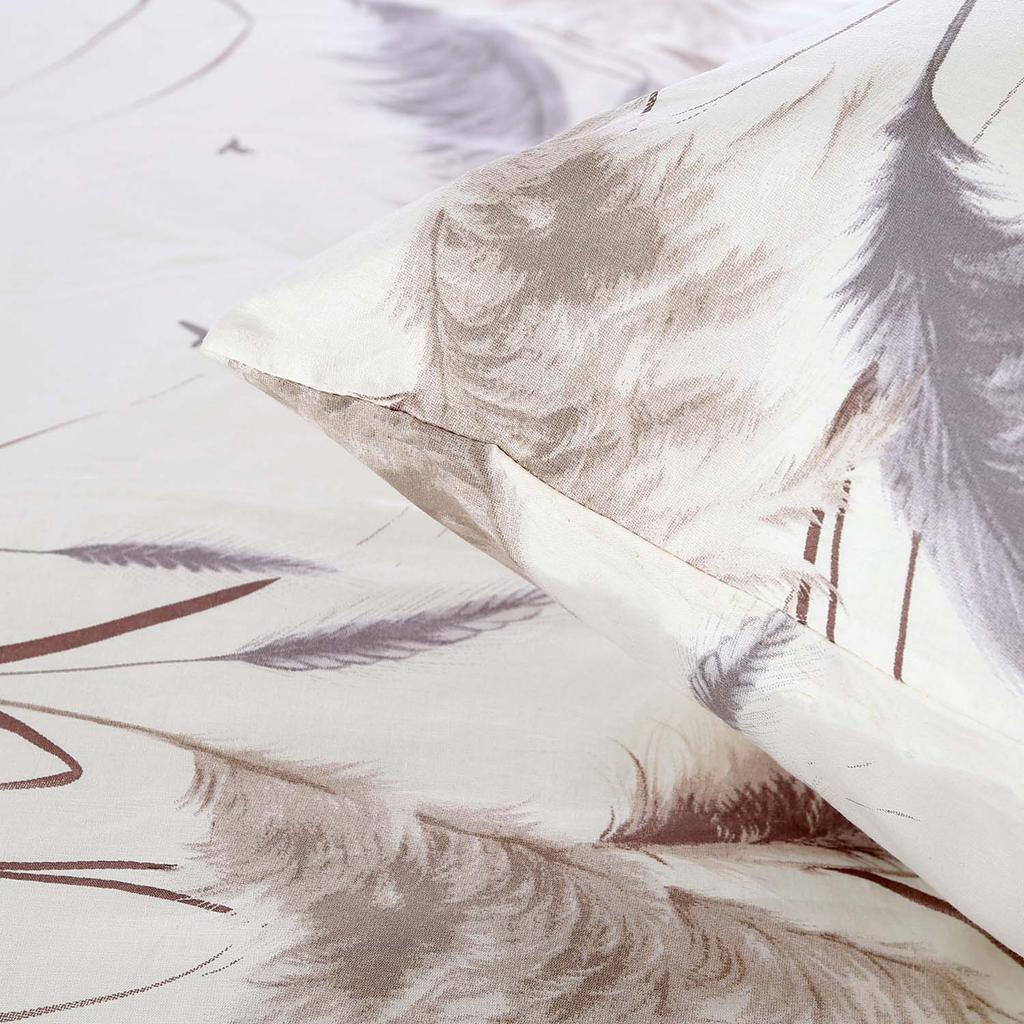 Cotton pillowcase 40x40 natural soft - beige pampas grass