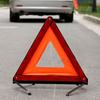 Светоотражающий автомобильный штатив Аварийный складной предупреждающий треугольник Стойка 45 см Длина стороны Видимость ночью Устойчивый металлический автомобильный кронштейн