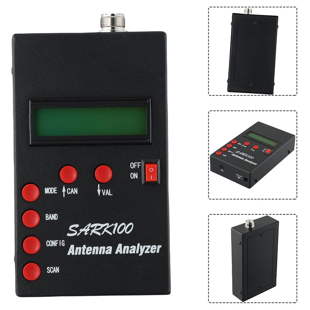 SARK100 HF КСВ Анализатор антенны Метр 1-60 МГц Радиолюбительский разъем Mini-B